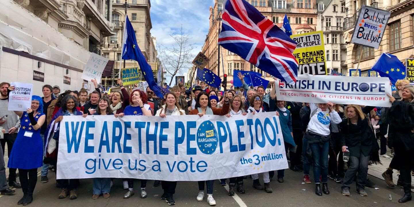 People's Vote March Brexit London Revoke Bueltmann Schneider