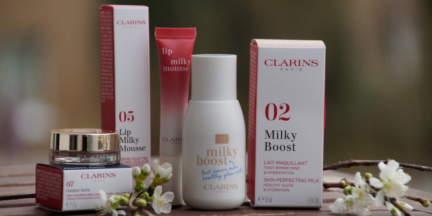 Clarins Milk Shake Collection Milky Boost Lip Mousse Lidschatten Makeup