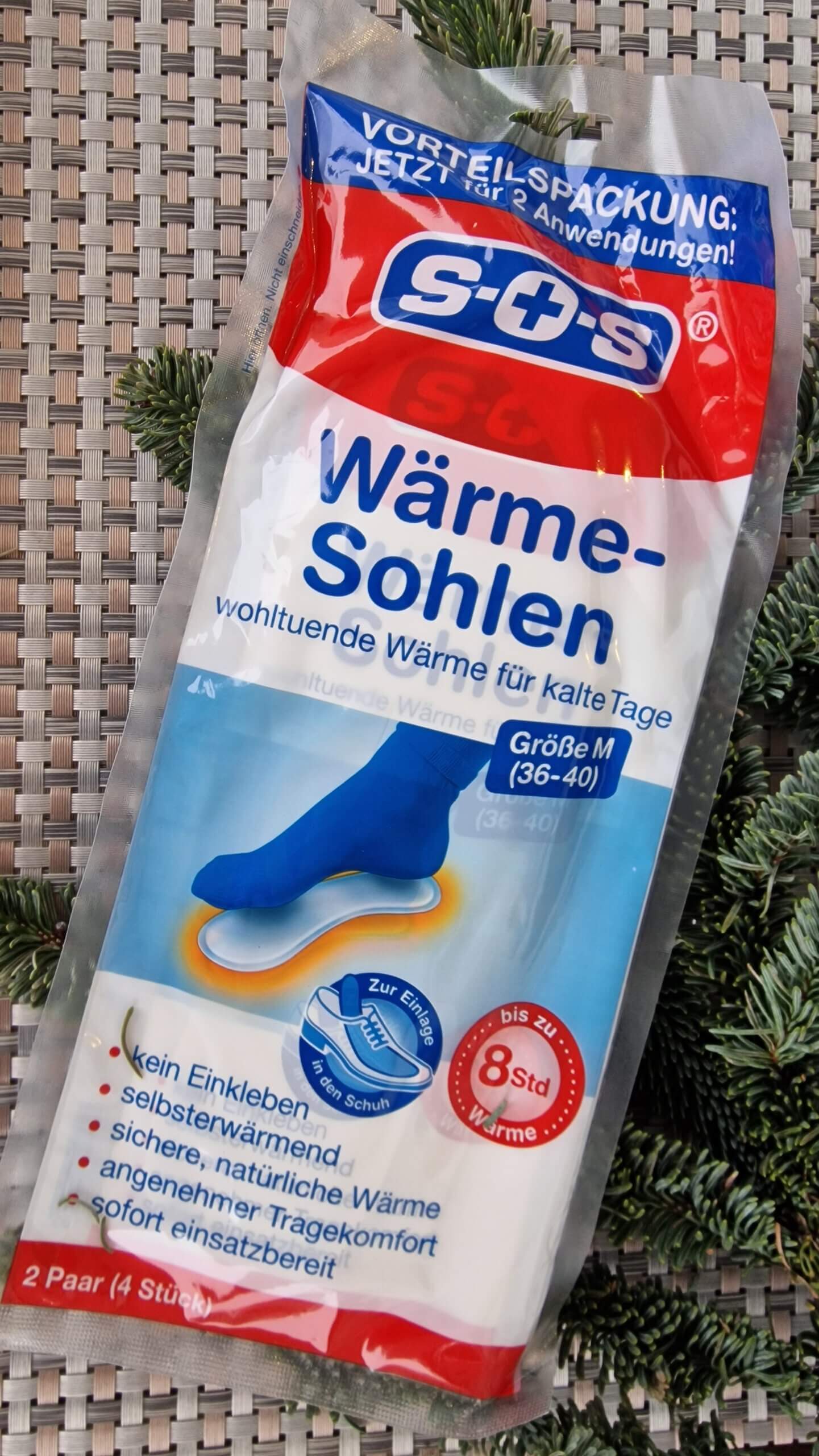 SOS Wärmesohlen, perfekt für den Weihnachtsmarktbesuch