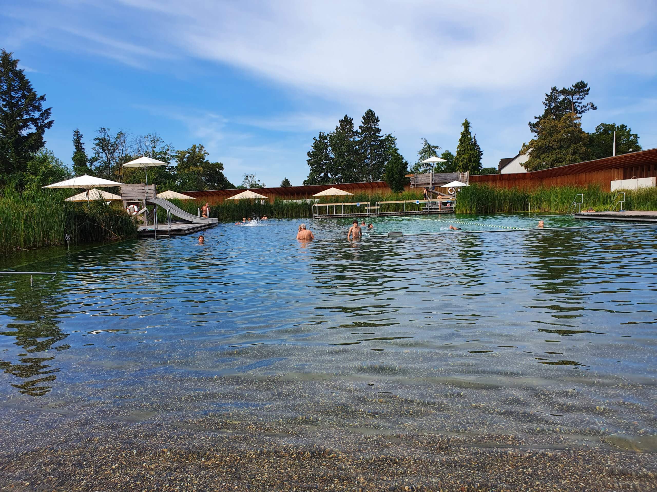 Das Naturbad in Riehen/Basel