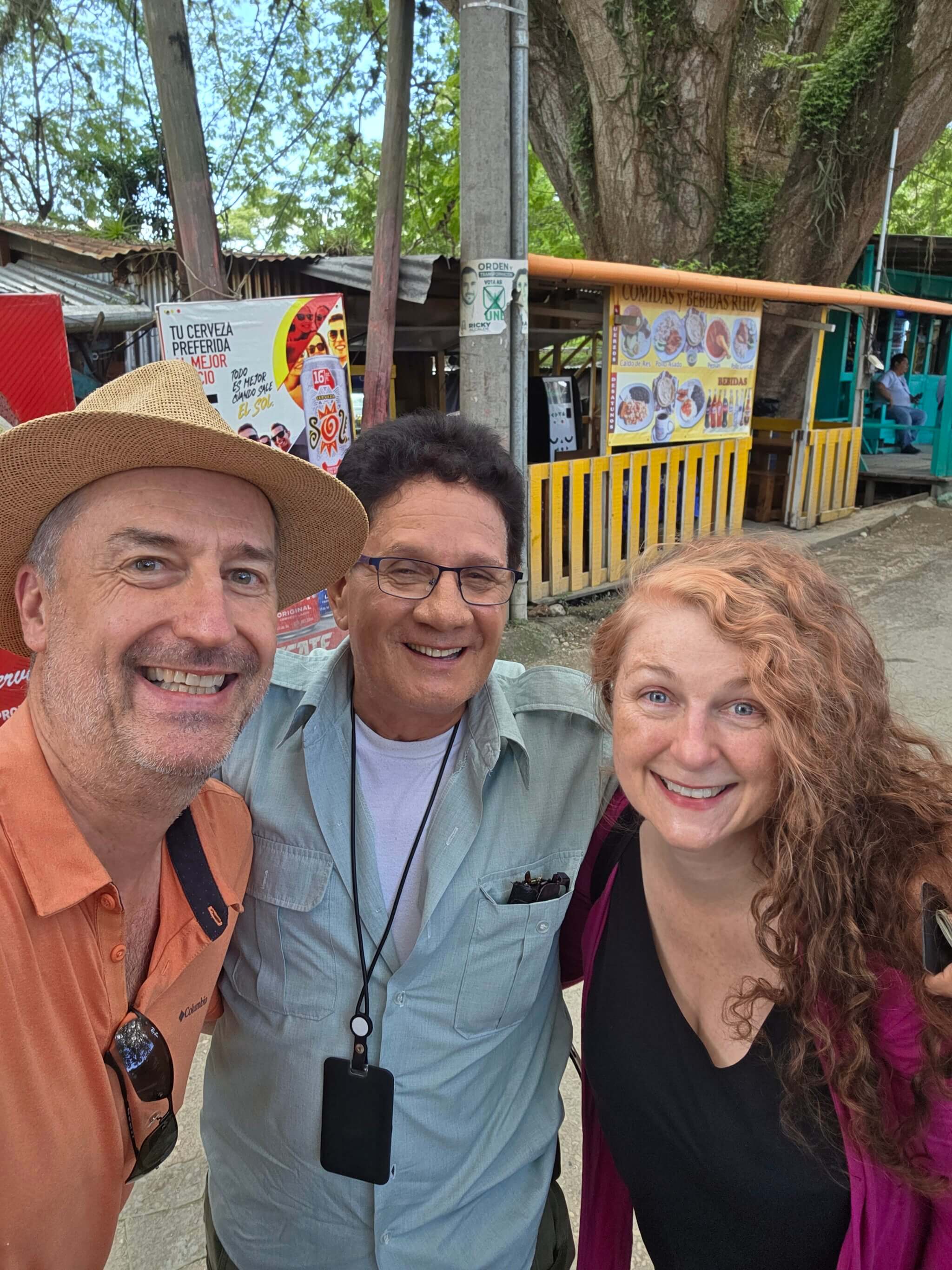 Unser Guide für die Tikal Sunset Privattour - Sergio Crasborn hat seine Travel Agency in Flores, Guatemala 