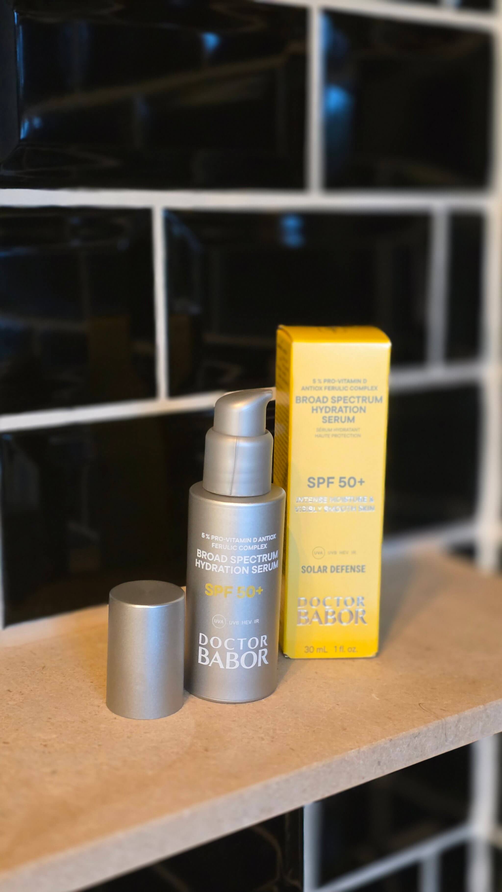 Doctor Babor Solar Defense Broad Spectrum Hydration Serum SPF 50 Erfahrungen ü50